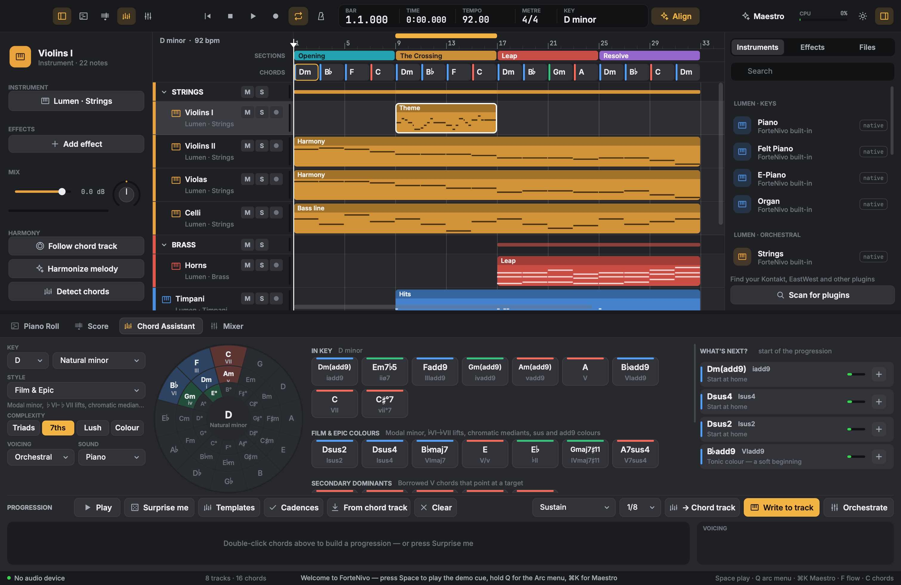 ForteNivo — Stem separation & mixer